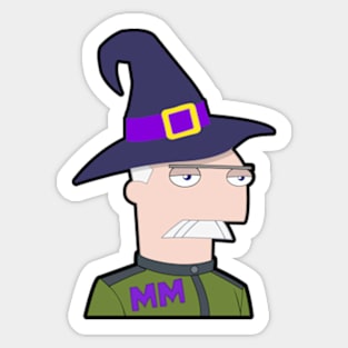 Halloween Major Monogram Sticker